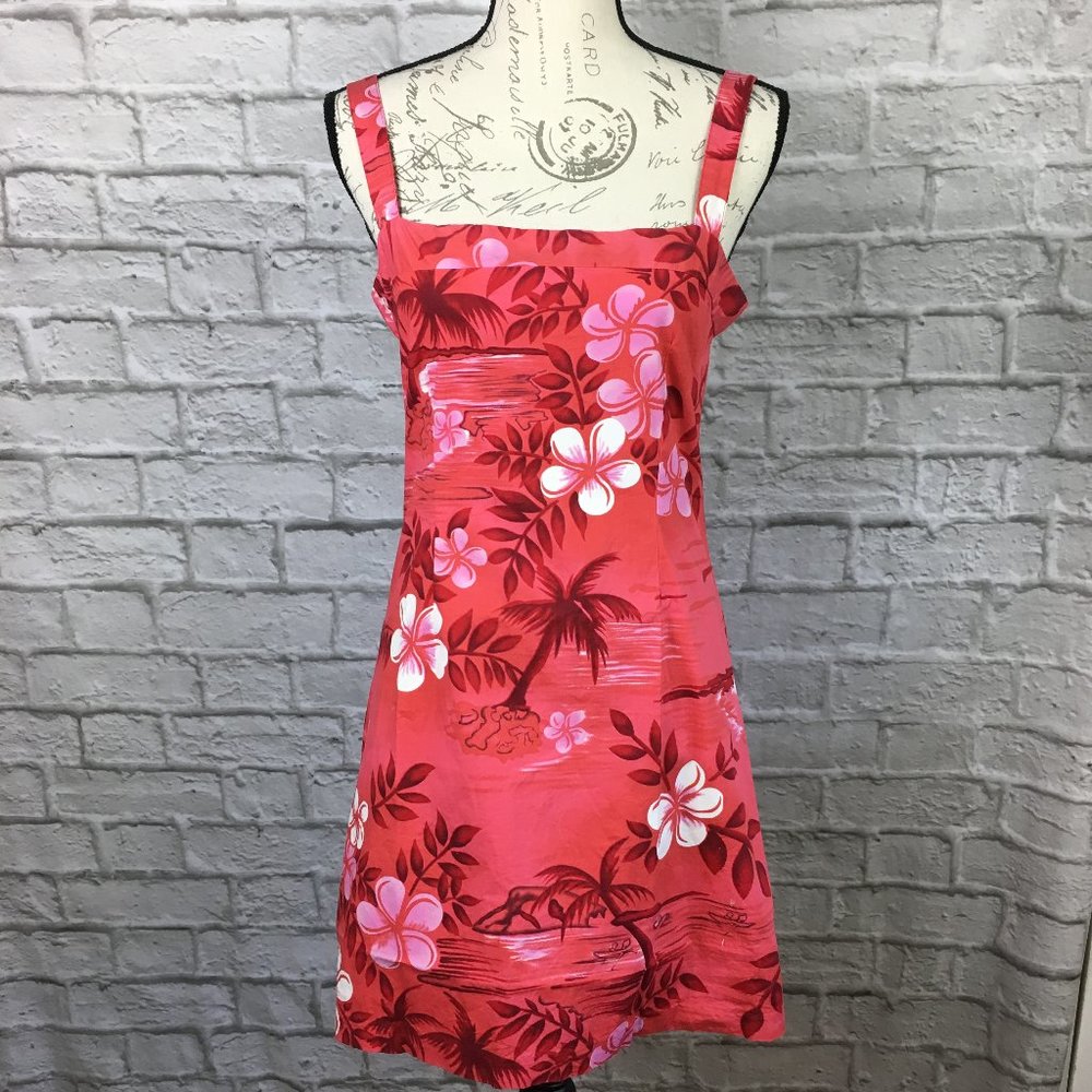 My Michelle Red Hawaiian Floral Dress Size 13/14